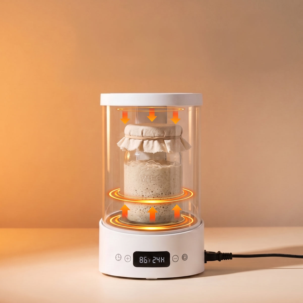 Ravelo Rise™ Sourdough Starter Warmer
